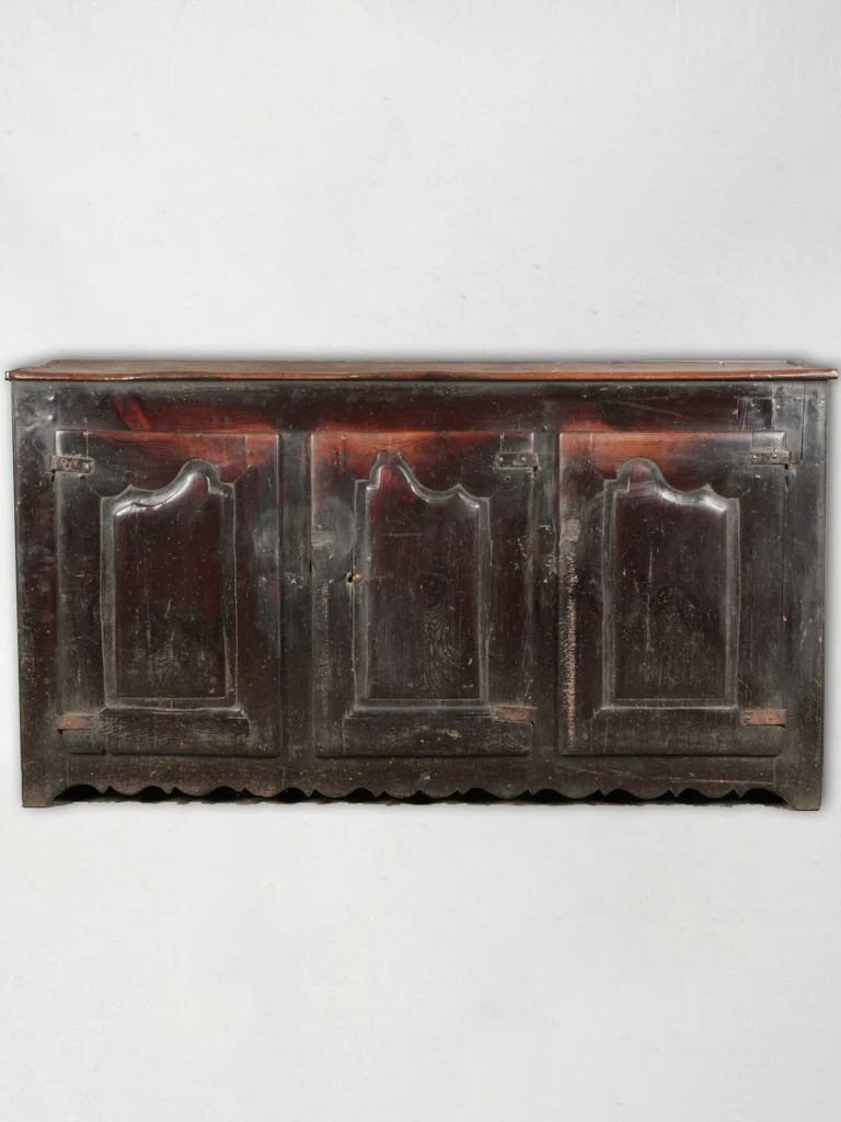 18th-Century Italian Buffet in Dark Patinated Larch