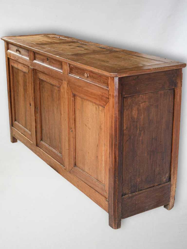 Early 20th Century Rustic French Chestnut Buffet - 39½"
