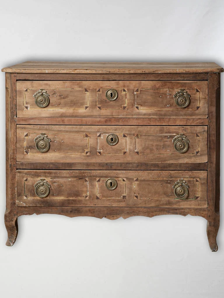 Tall 18th-Century Louis XVI Marquetry Commode - 39" x 48½" x 24"