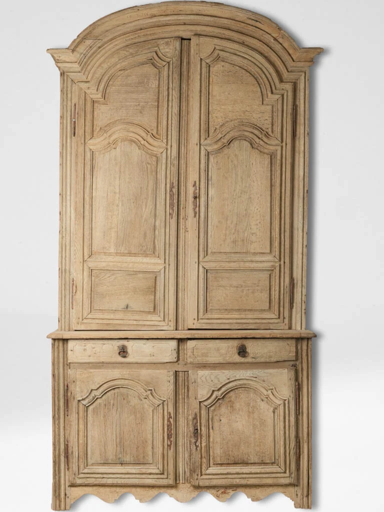 18th-century French buffet deux corps - oak 101¼"