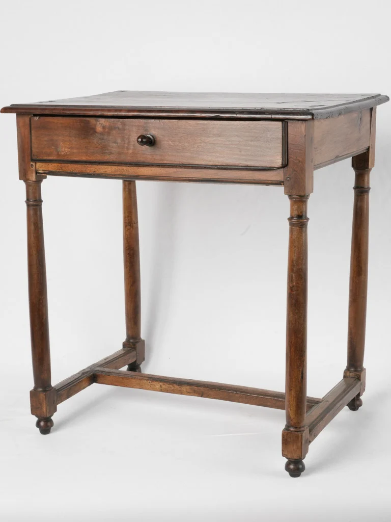17th century French Monk's table w/ drawer 26"