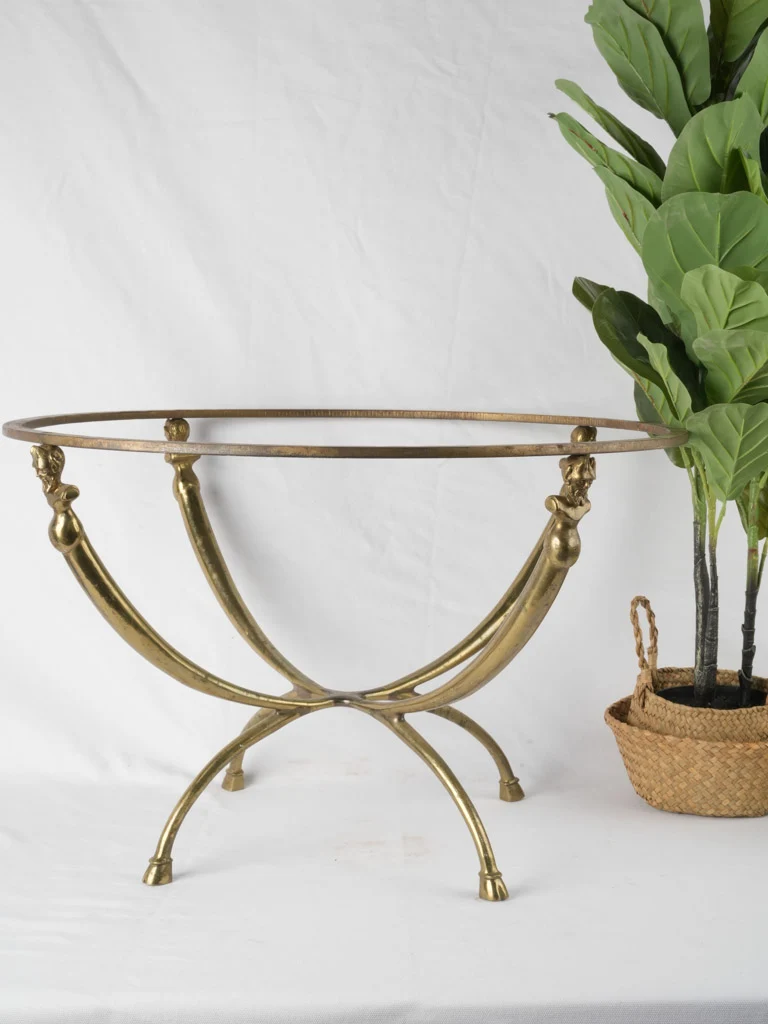 Brass Coffee Table Base W/ Centaurs