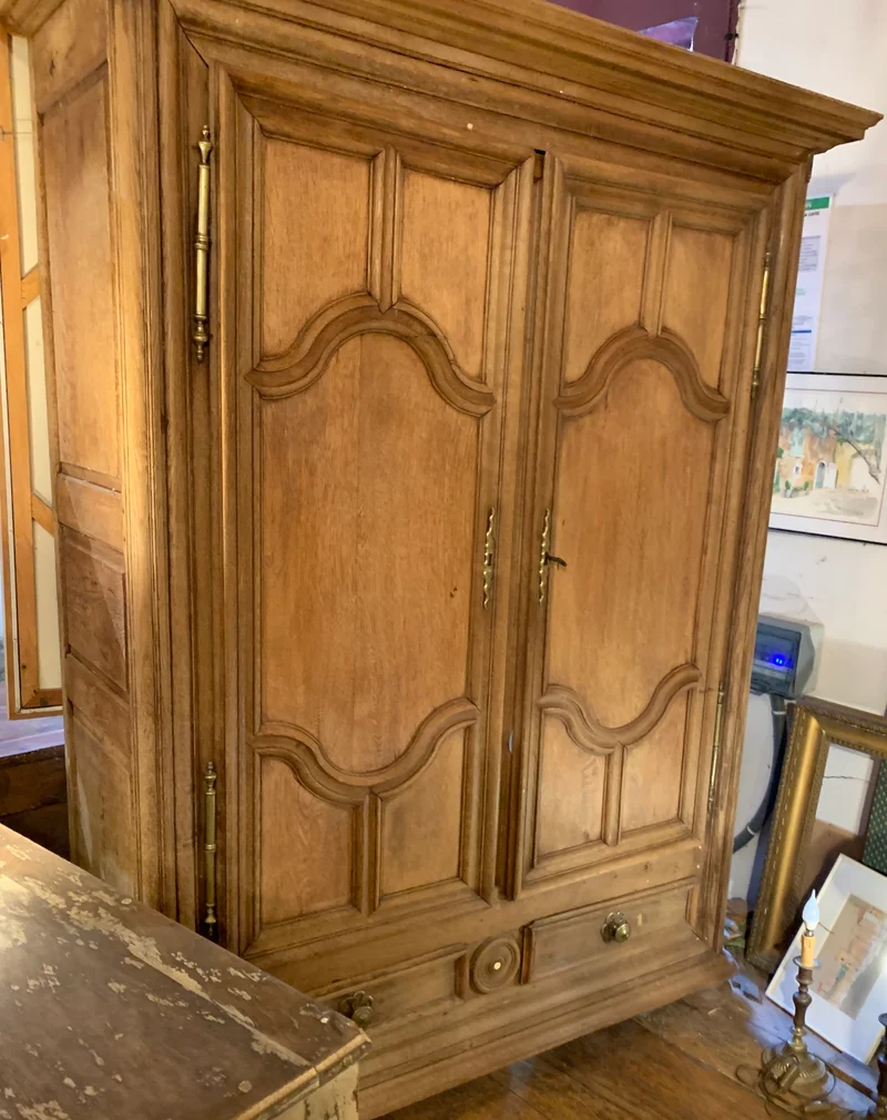 18th century oak armoire