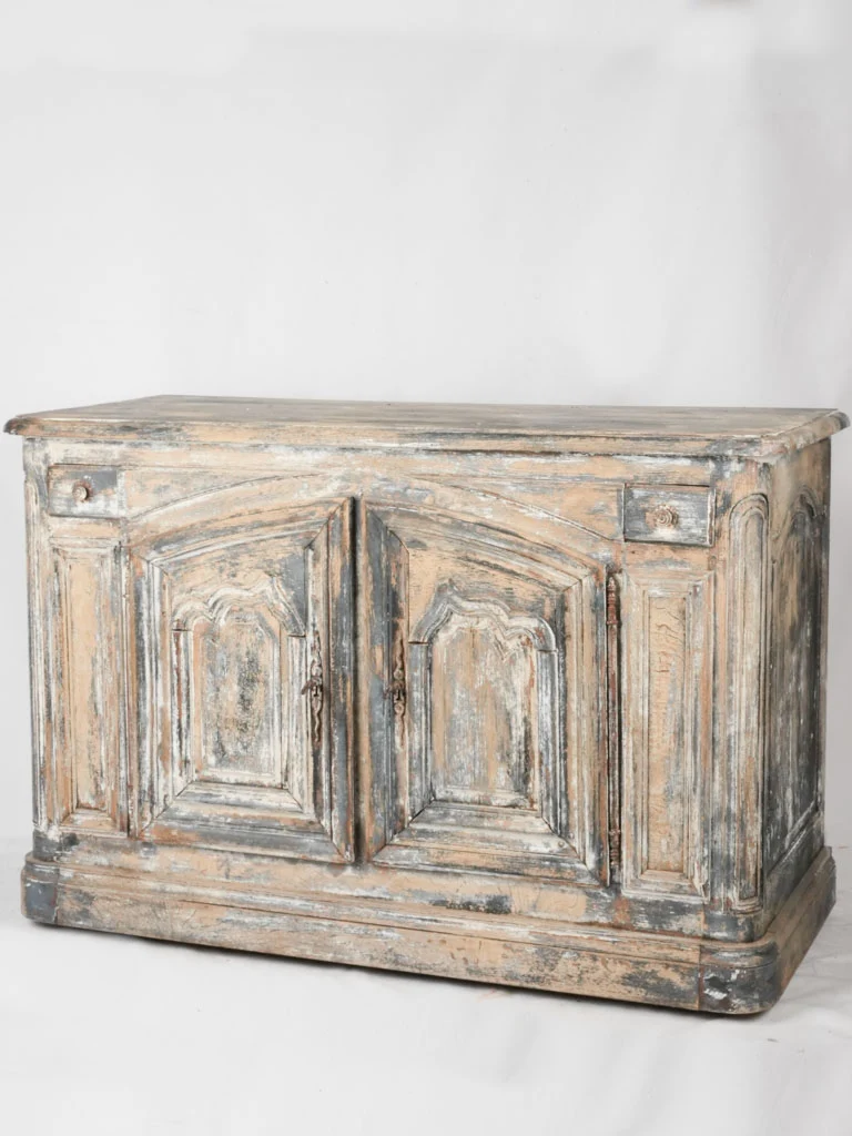 Antique French buffet with dark blue patina 51¼"
