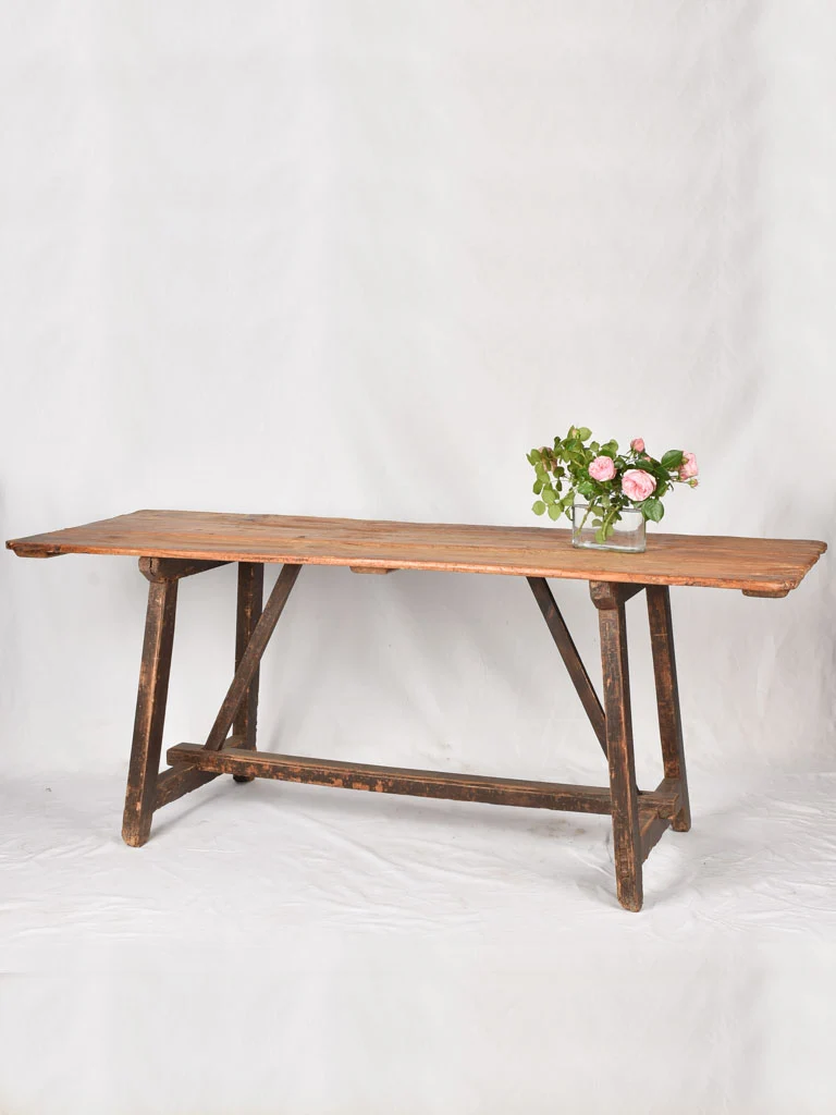 Rustic farm table / console table - 18th century 78¾" x 28¼"
