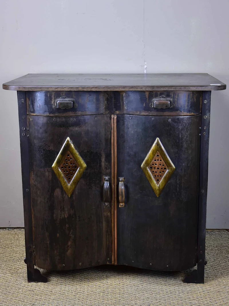 Antique French metal food store