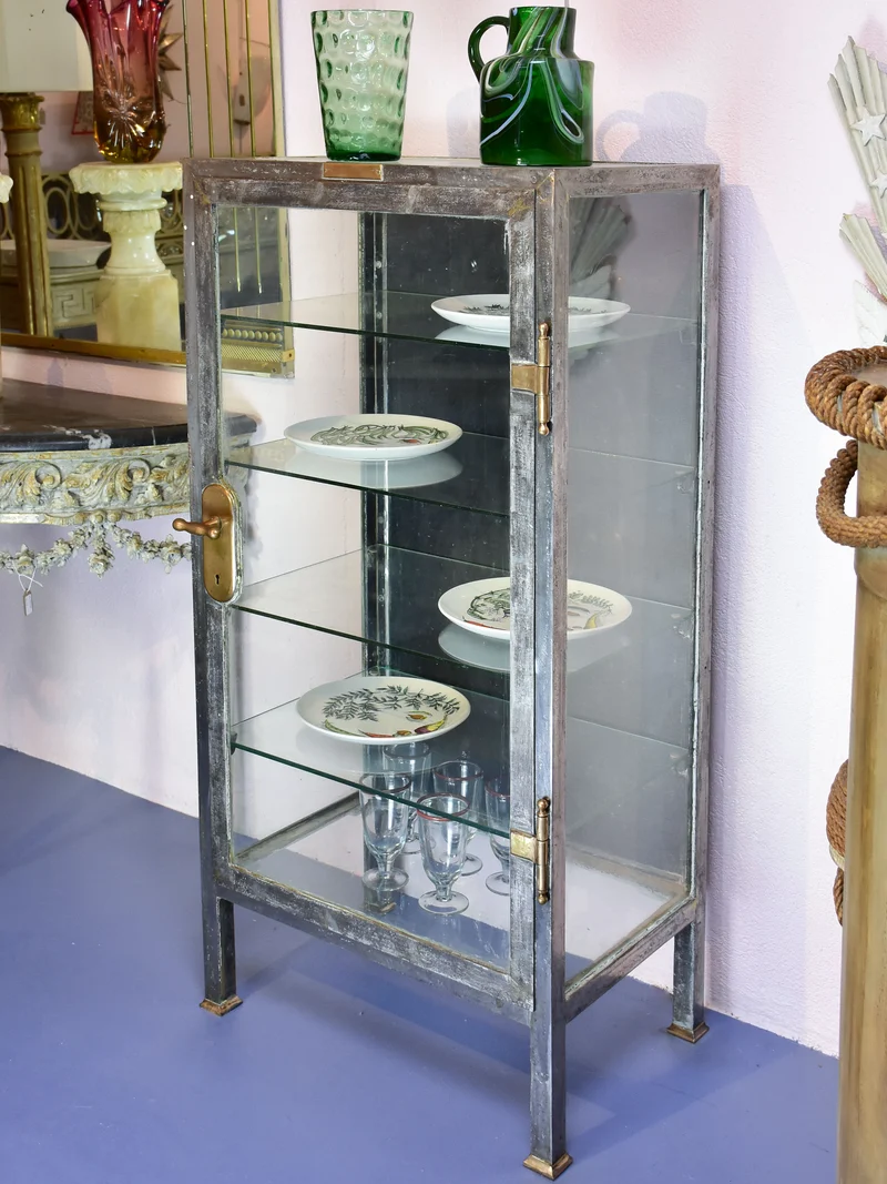 Antique Mayer & Meltzer medical cabinet