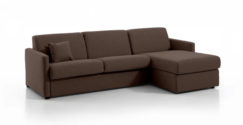 METZ Canapé d'angle convertible 6 places - Tweed