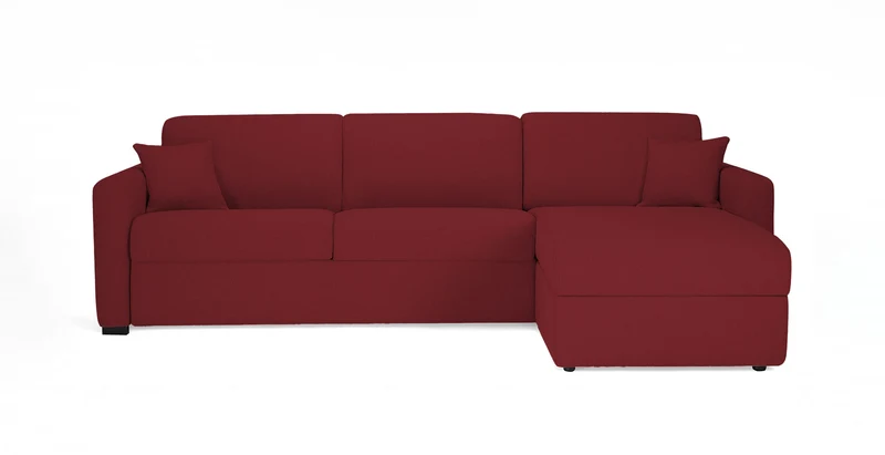 MANOSQUE - Canapé d'angle convertible 6 places - Tweed