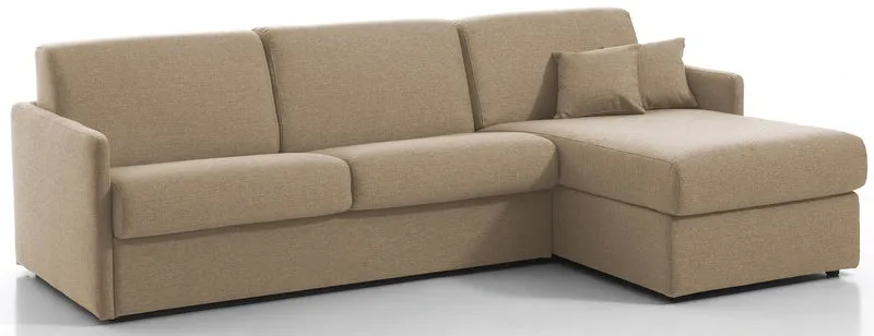 DEAUVILLE - Canapé d'angle convertible 4 places - Tweed