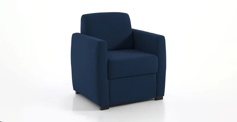 CHARLY - Fauteuil coffre - Velours