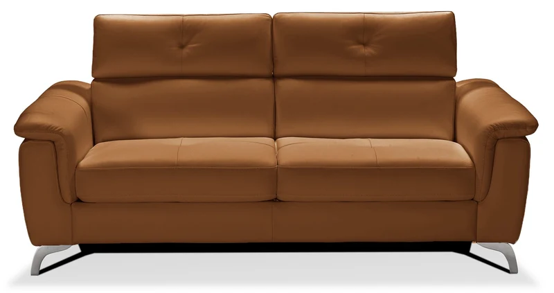 BARI - Canapé convertible design 4 places - Cuir