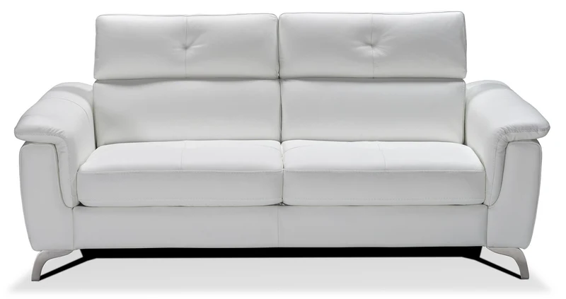 BARI - Canapé convertible design 2 places - Cuir