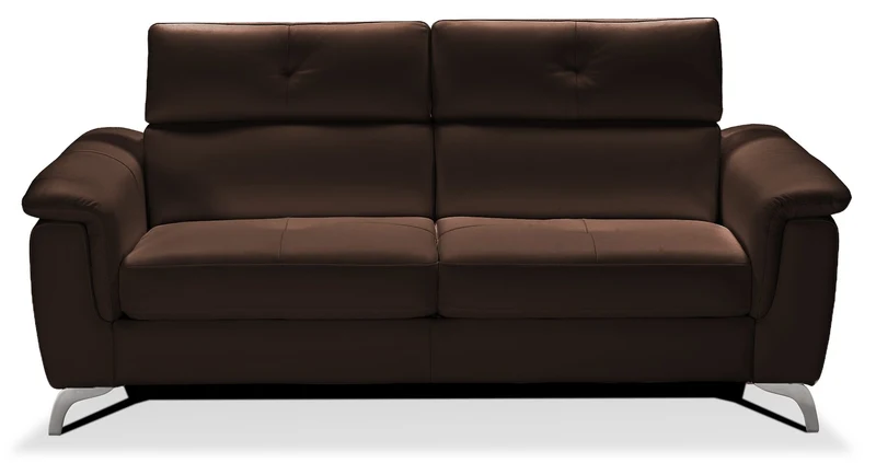 BARI - Canapé convertible design 3 places - Cuir