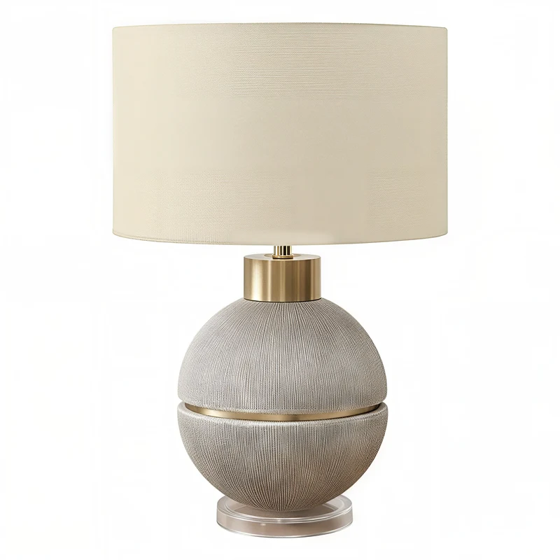 ORIONA LUX™ – TEXTURED GLOBE TABLE LAMP – I 9925