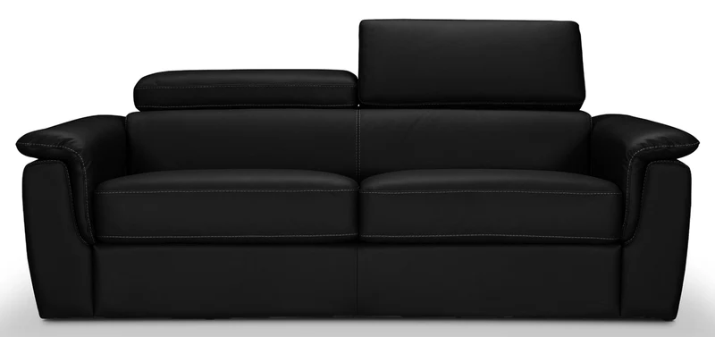 PERLA - Canapé convertible 3 places - Cuir