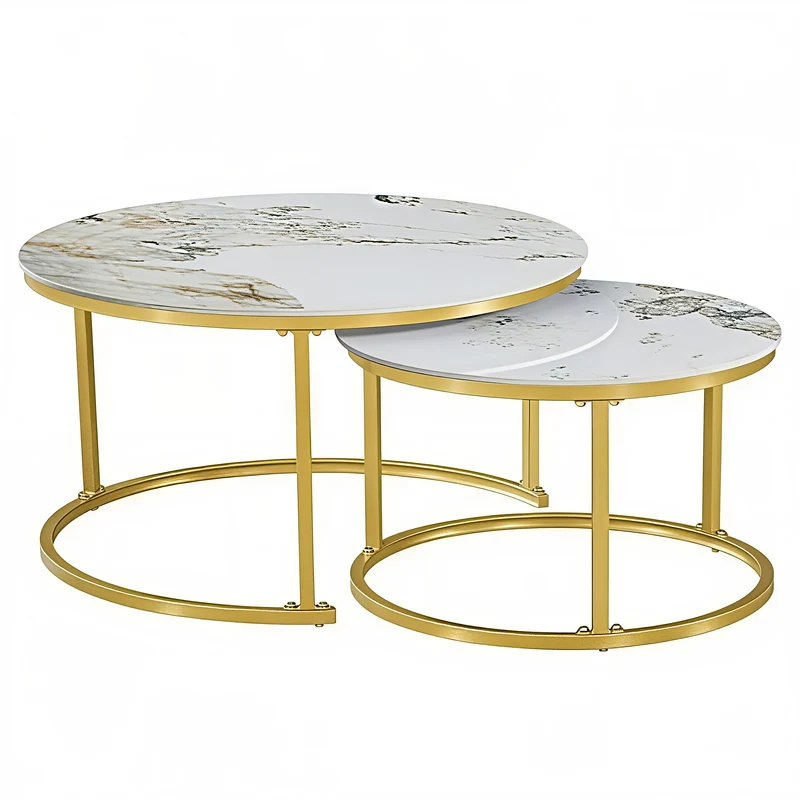 PANDORA GOLD™ – NESTING COFFEE TABLE SET – IF-2632