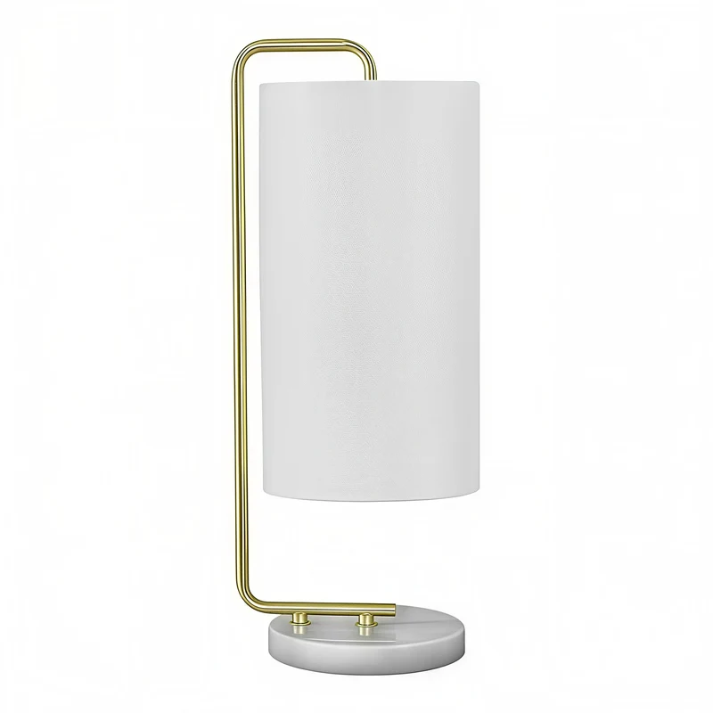 ELYSARA MARBLE™ – MODERN WHITE MARBLE TABLE LAMP – I 9636