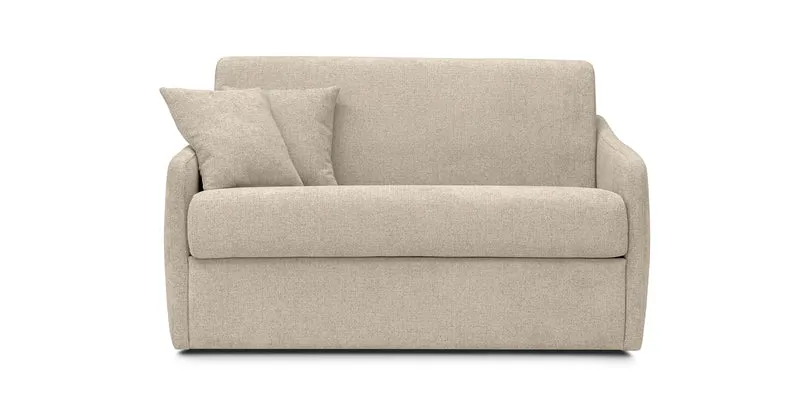 QUIBERON - Fauteuil convertible 100 x 190 cm - Velours texturé