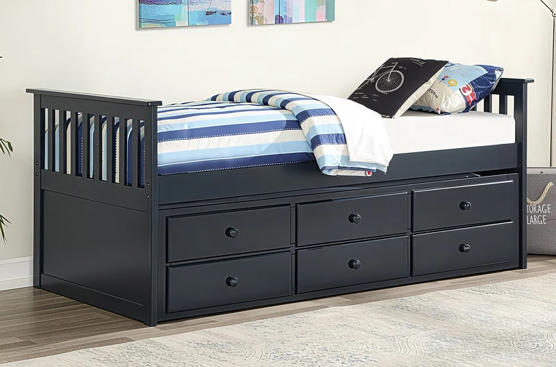 BROOKHAVEN CREW™ – SOLID WOOD CAPTAIN’S DAYBED – T2100