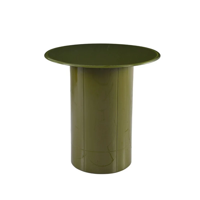 Table basse 50 cm en verre vert