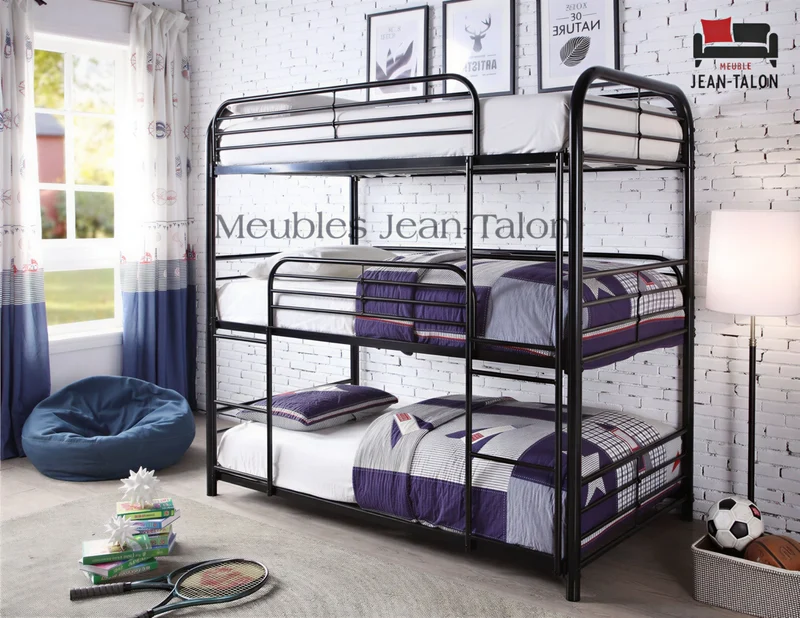 METRIX™ – TRIPLE SINGLE METAL BUNK BED – B-503