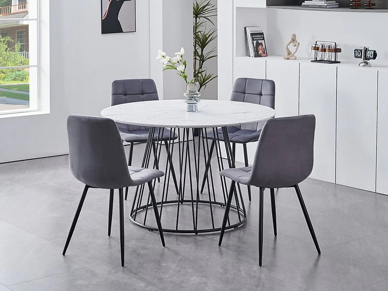 Marble Round Dining Set – Model T-1590