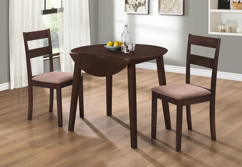 Espresso Drop Leaf Dining Set – Model T-Toronto