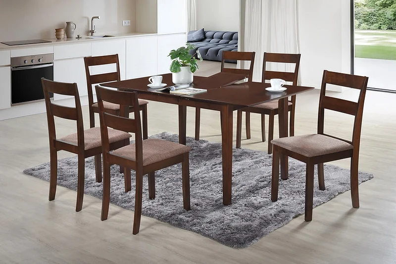 Espresso Extension Dining Set – Model T-1045