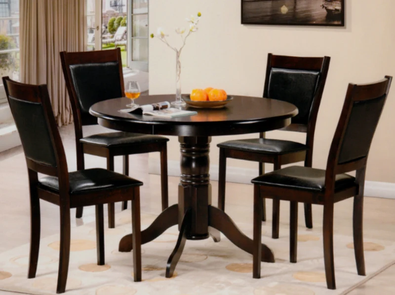 Espresso Round Dining Set – Model T-1060