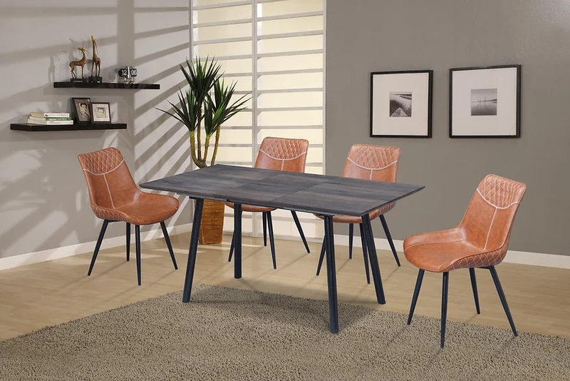 Industrial Extendable Dining Set – Model T-1814