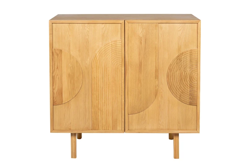 Meuble haut 2 portes chêne naturel