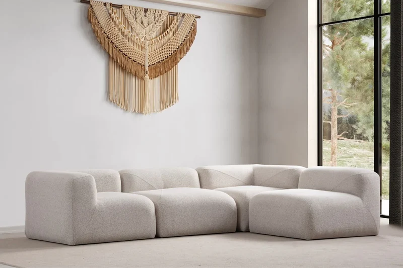 Canapé d'angle Nuage Modulable Chenille