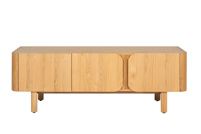 Meuble télé 155cm chêne naturel