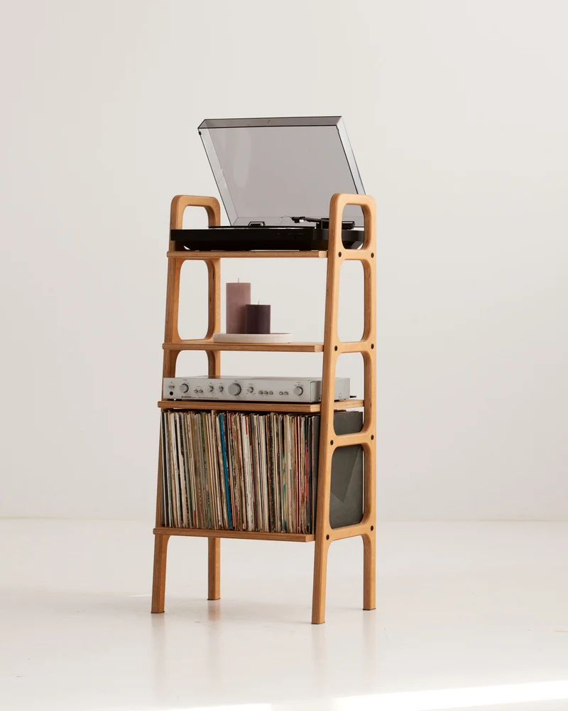 Midlite Record Player Stand · 114 cm
