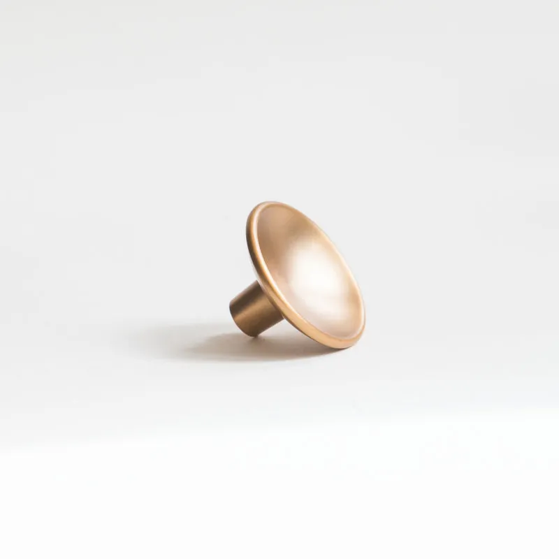 Disc brushed brass