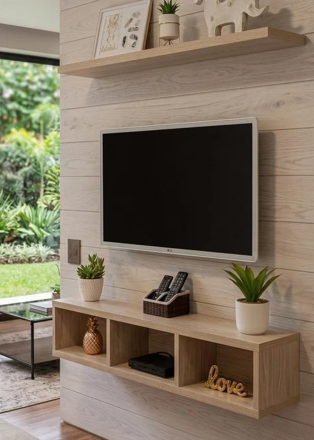 SHARK, Meuble TV 80 cm avec étagère