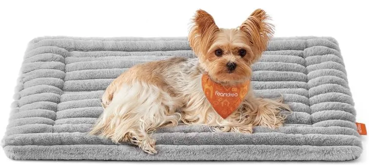 Couverture pour animaux 75 x 50 cm lavable en machine confort moderne cosy en tissu peluche gris 12_0012301