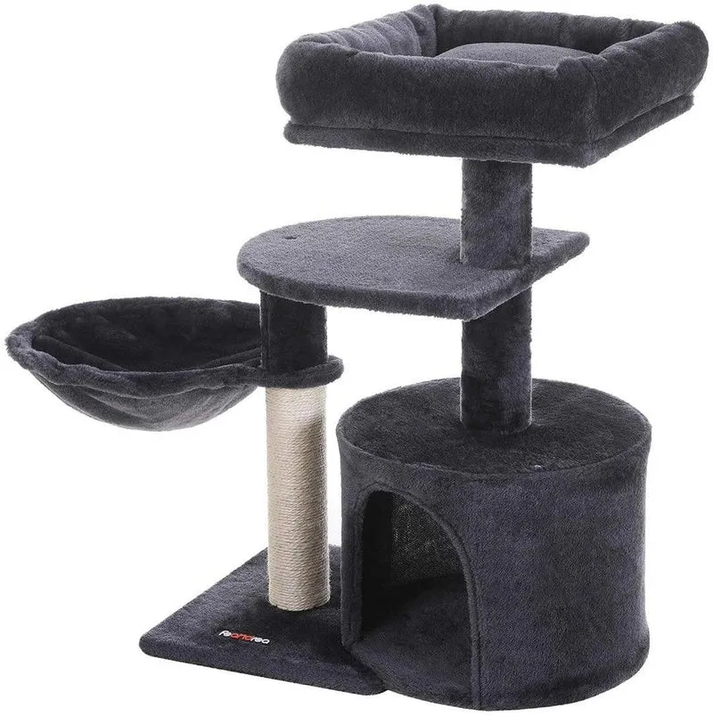 Arbre à chat tour grattoir 68 cm gris anthracite pct59g 12_0001148