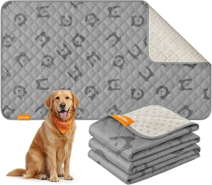 Couverture pour chien imperméable 135 x 76 cm protection canapé antidérapante design matelassé en microfibre gris 12_0012823