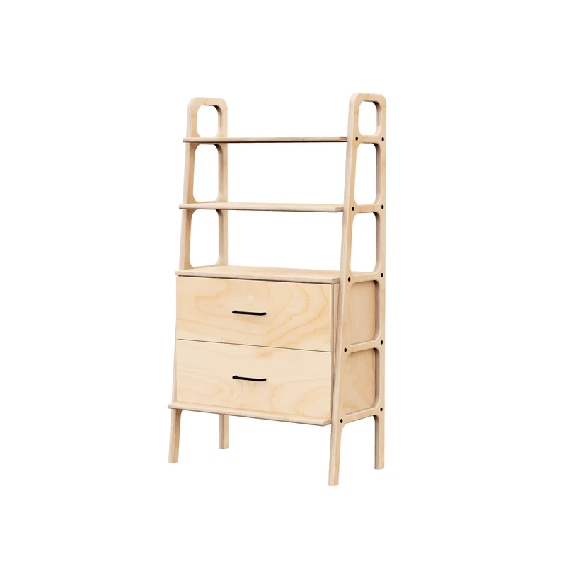Midi Bookcase with drawers · 140 cm