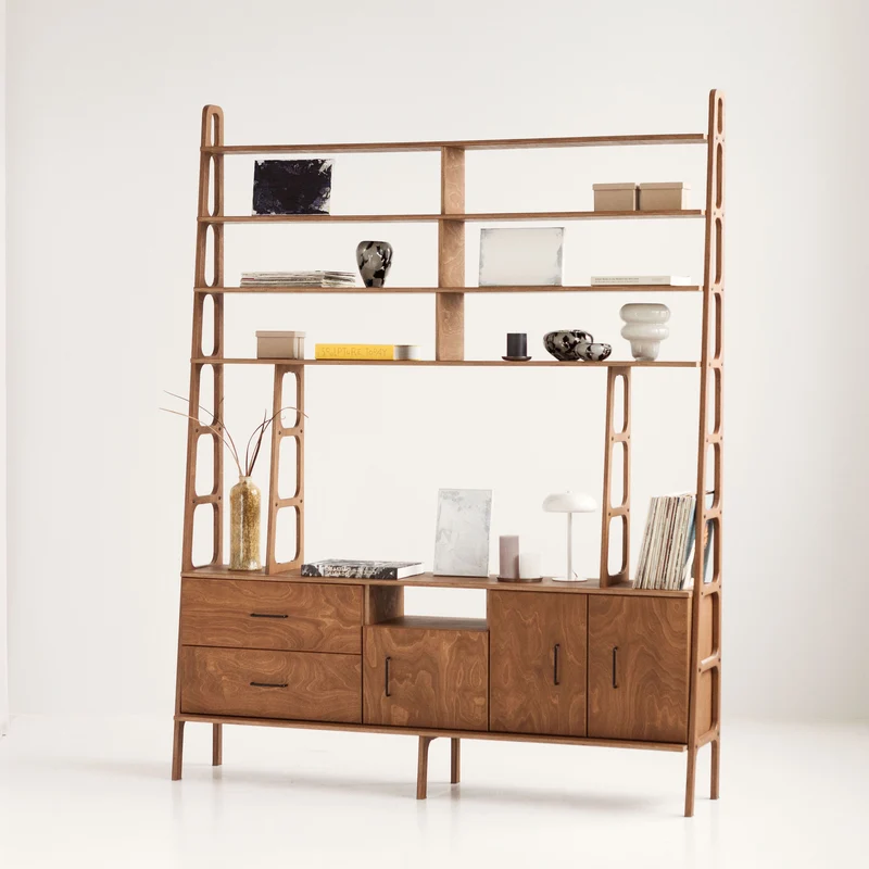 Tower Wall Unit · 189 cm · Drawers + Open + Cabinet