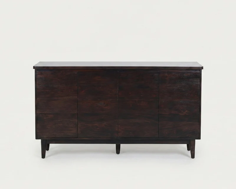 Buffet 4 portes Dona - sheesham massif espresso