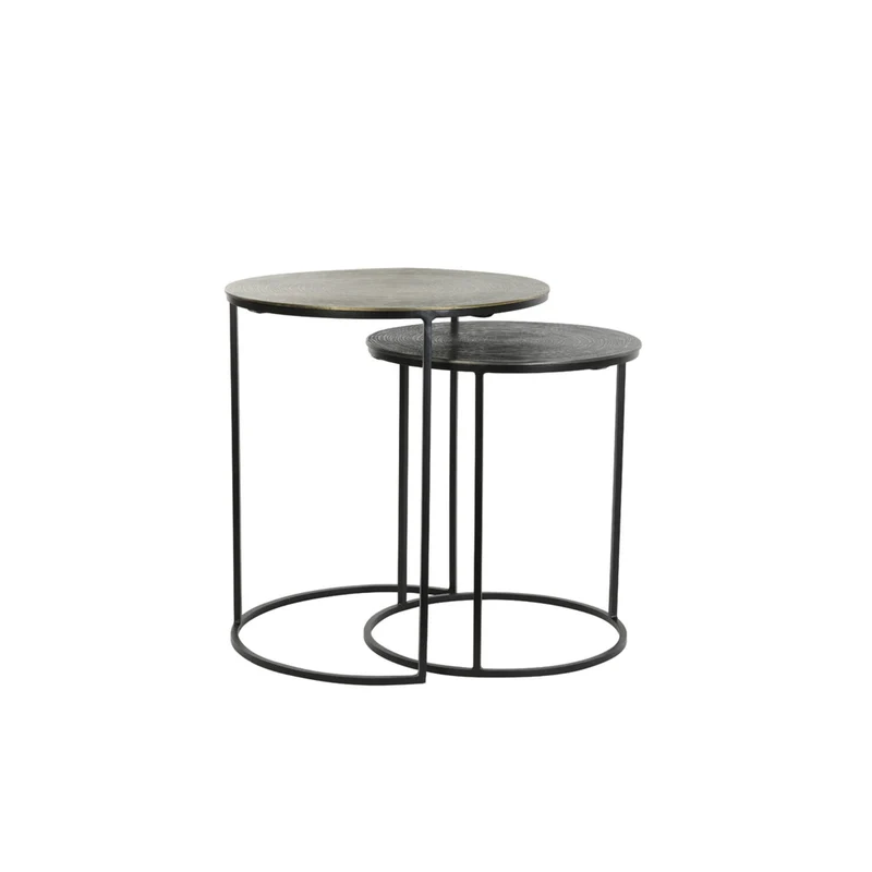 Set 2 tables d'appoint PRIMO
