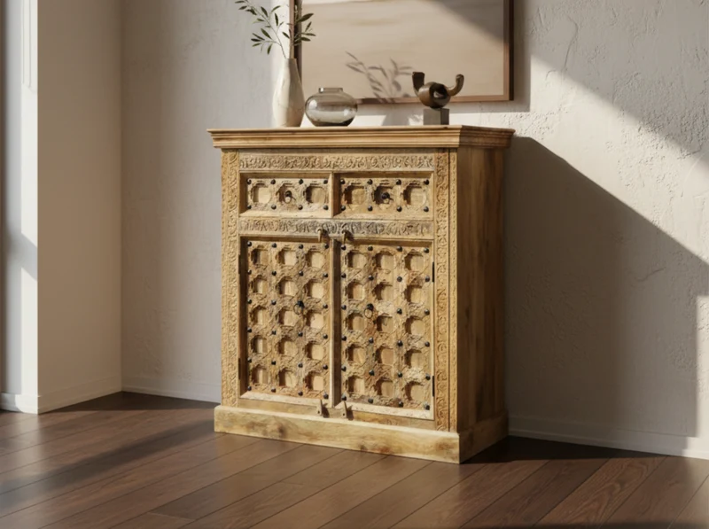 Buffet Bakhra 2 portes 2 tiroirs