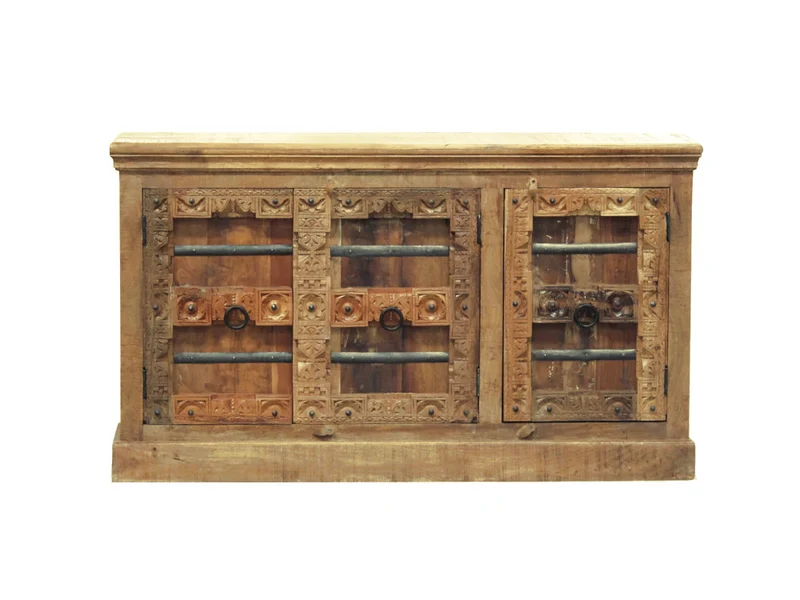 Buffet antique Indien 3 portes