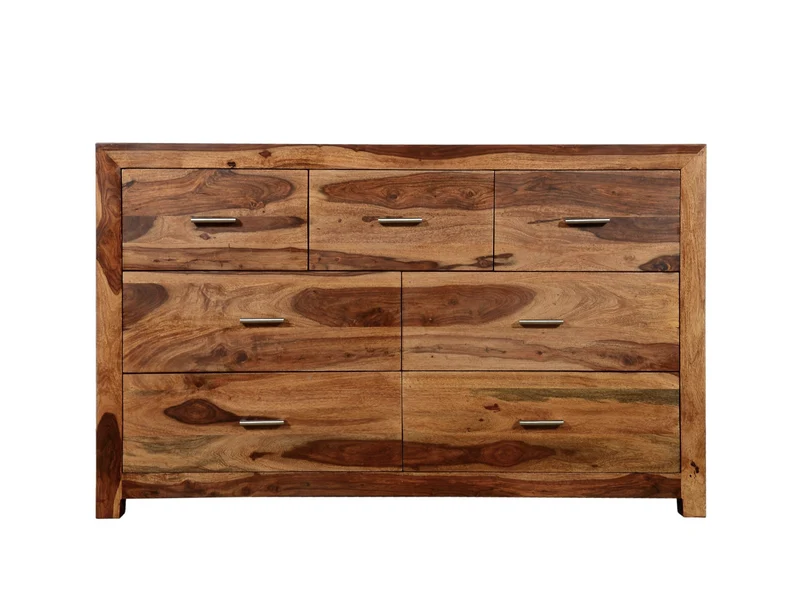 Commode Enzo – Sheesham massif brun
