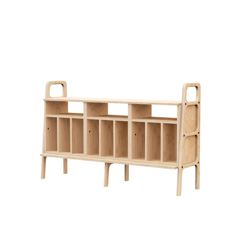Vinyl Record Credenza · Three Vinyl Bays · 143 cm