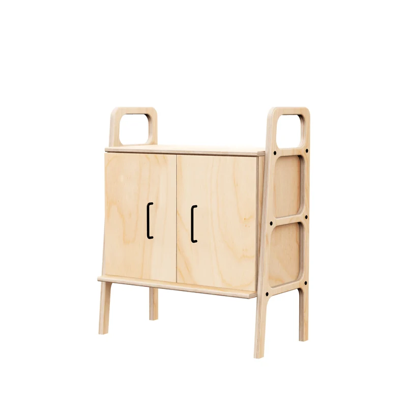 Mini Bookcase with cabinet · 90 cm
