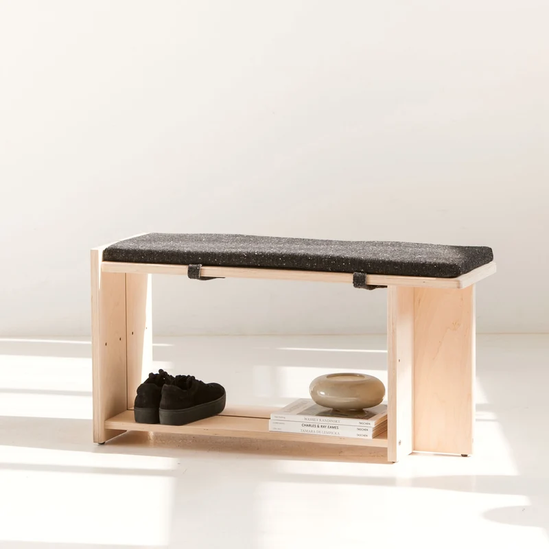 Nokori Shoe Bench with Cushion